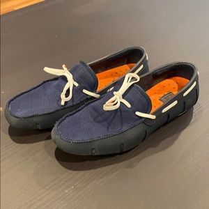 SWIMS Men’s Blue lightweight loafer boat shoe 10